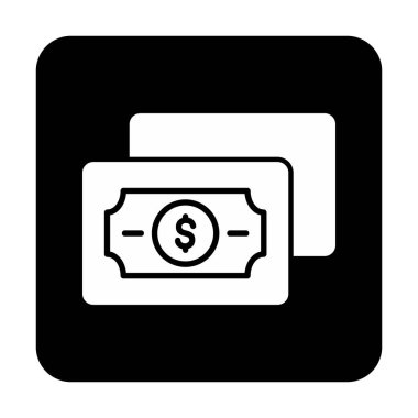 para düz simgesi, vektör illüstrasyonu