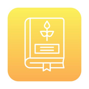 Tarım Kitabı. Web simgesi basit illüstrasyon 