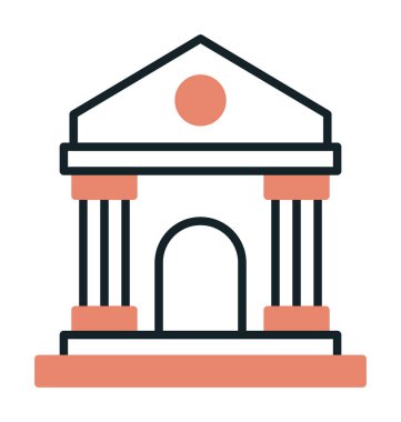 Simge vektör tasarlamak yapı Müzesi