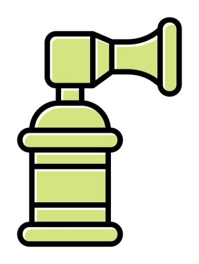 Air Horn simgesinin vektör illüstrasyonu