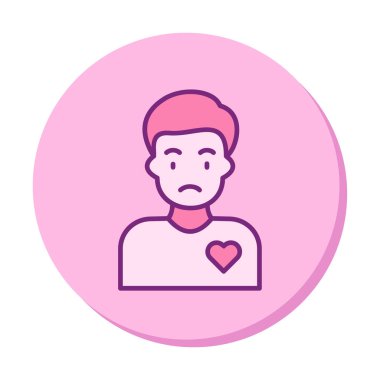 Gönüllü Adam simge vektör çizimi