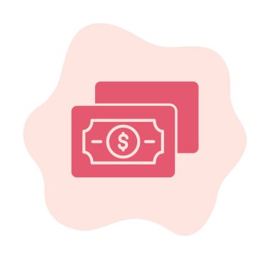 para düz simgesi, vektör illüstrasyonu