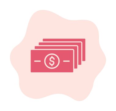 para düz simgesi, vektör illüstrasyonu