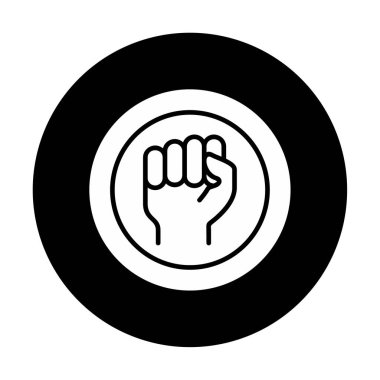 Irkçılık yok, vektör illüstrasyonu 