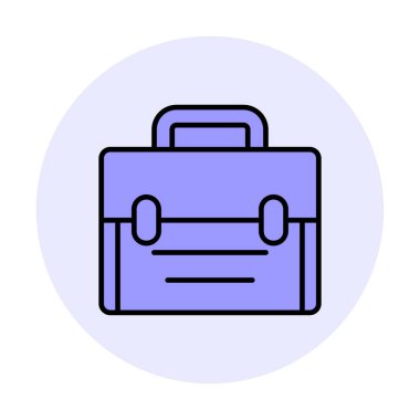 evrak çantası simgesi vektör illüstrasyon tasarımı