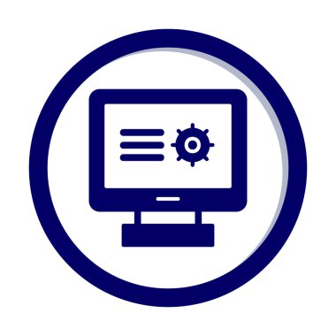 grafik, araştırma simgesi, vektör illüstrasyon tasarımı ile bilgisayar monitörü