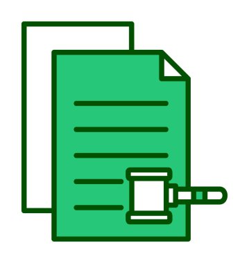 belgelerin vektör çizimi simgesi  