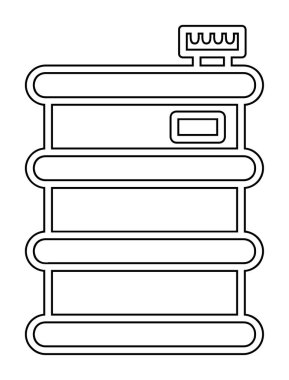 Fıçı ikonu. Vektör İllüstrasyonu
