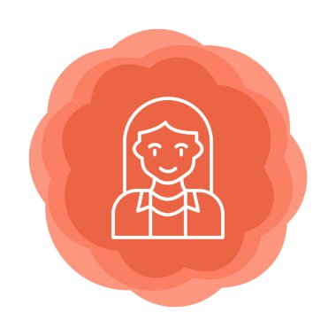 vektör kadın turist avatar karakteri 