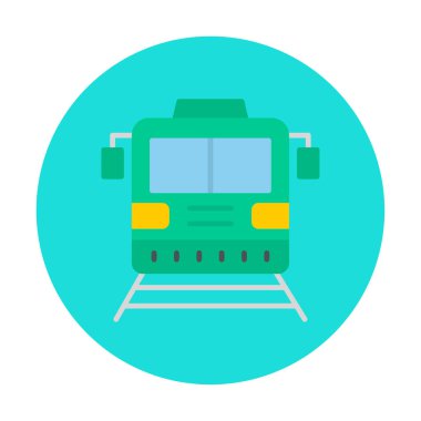 tren vektör simgesi modern basit illüstrasyon