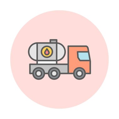 Petrol Tankı ikonu vektör çizimi