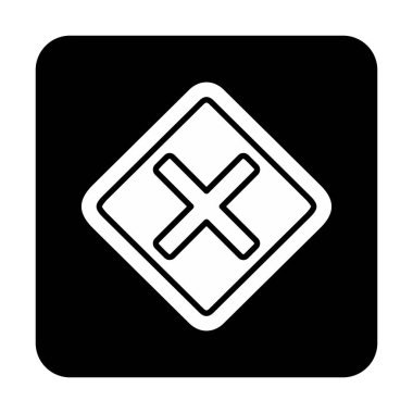 Tahriş simgesi için vektör illüstrasyonu  