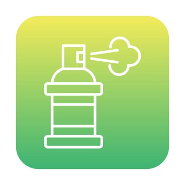 Boya spreyi simgesi, vektör illüstrasyonu 