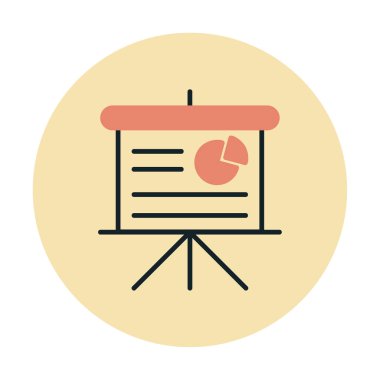  Pasta grafiği vektör illüstrasyonu