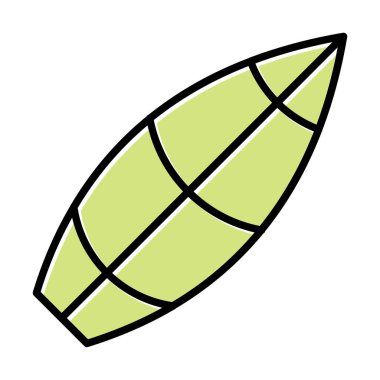 sörf tahtası vektör illüstrasyonu modern simge