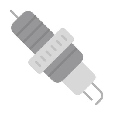 Buji simgesinin vektör illüstrasyonu