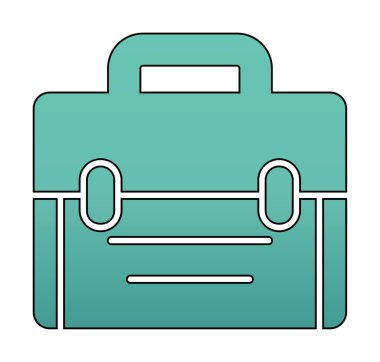 evrak çantası simgesi vektör illüstrasyon tasarımı