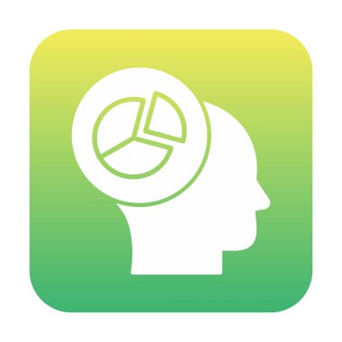 Basit Pasta Grafiği simgesi, vektör illüstrasyonu