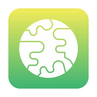 earth icon, vector illustration simple design