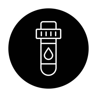 Kan Test Ağı simgesi, vektör illüstrasyonu