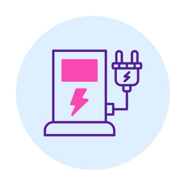 İstasyon simgesi tasarımı, vektör illüstrasyonu yükleniyor