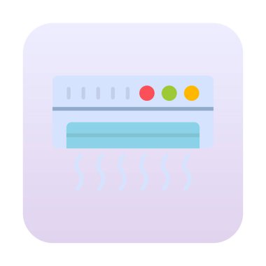 Klima ikonu vektör illüstrasyonu