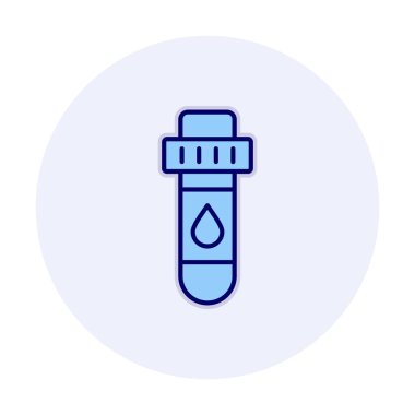 Kan Test Ağı simgesi, vektör illüstrasyonu