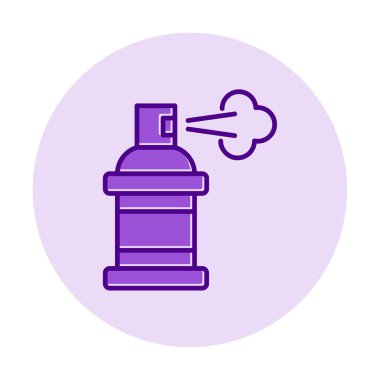 Boya spreyi simgesi, vektör illüstrasyonu 