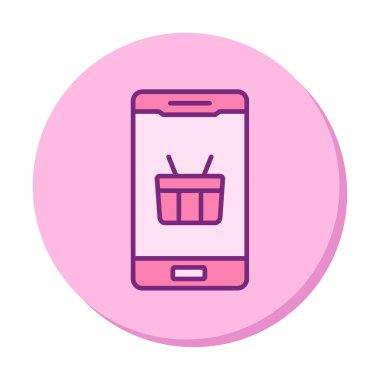 alışveriş sepeti ile smartphone