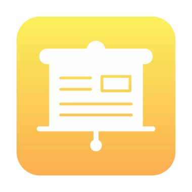 Sunu kurulu simge vektör çizim