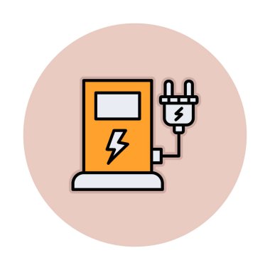 İstasyon simgesi tasarımı, vektör illüstrasyonu yükleniyor