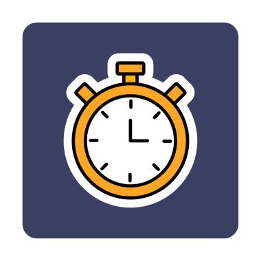 Kronometre basit vektör simgesi