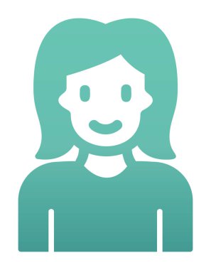 avatar kadın karakter simgesi