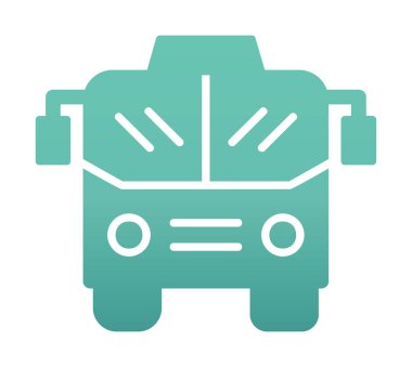 bus simgesi, vektör illüstrasyonu