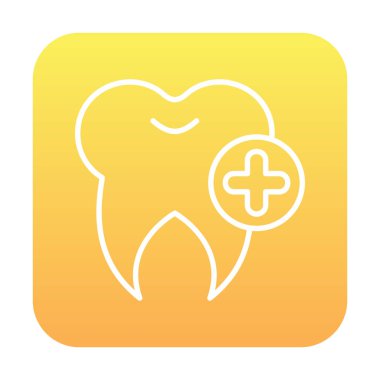 diş tıbbi ikonu vektör illüstrasyonu                   