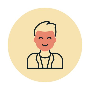 Doktor simgesinin vektör çizimi