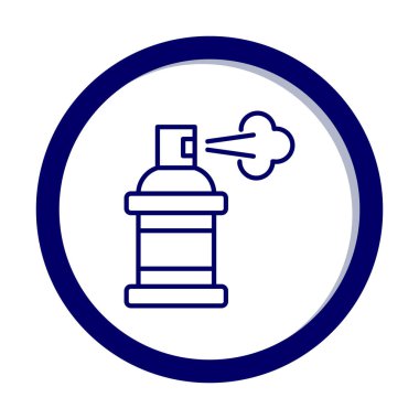 Boya spreyi simgesi, vektör illüstrasyonu 