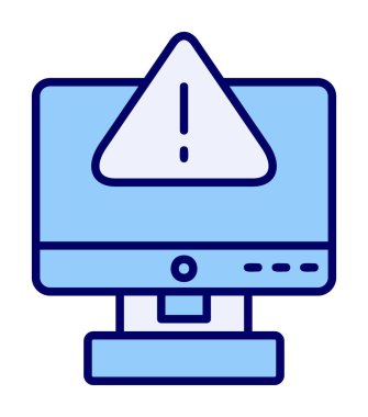 Hata imza simgesi vektör illüstrasyonu