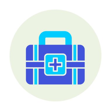 İlk yardım kiti vektör illüstrasyonu
