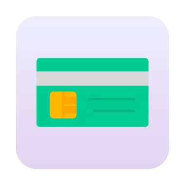 Basit web kartı vektör simgesi tasarımı