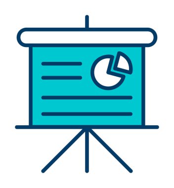  Pasta grafiği vektör illüstrasyonu