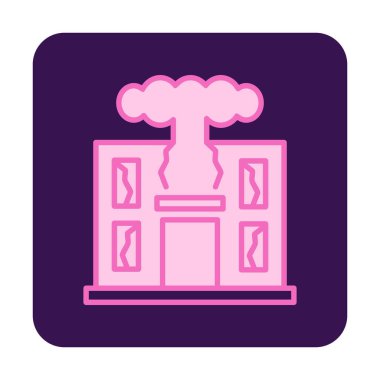 Savaş Yıkım konsepti vektör çizimi