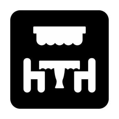 Restoran vektör illüstrasyonu, simge ögesi arkaplanı                                  