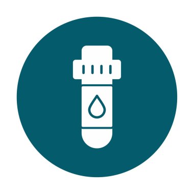 Kan Test Ağı simgesi, vektör illüstrasyonu