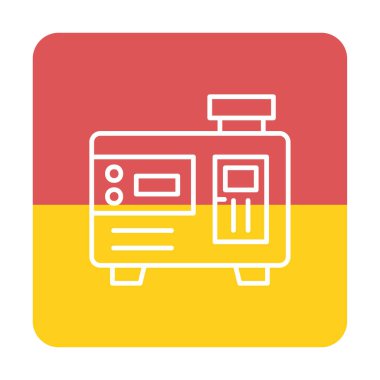 Elektrik jeneratörü satır simgesi biçimi