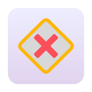 Tahriş simgesi için vektör illüstrasyonu  