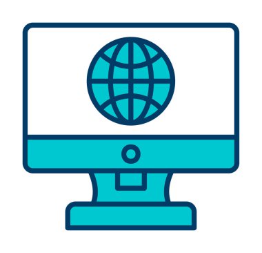 Internet bağlantısı simgesini vektör çizim