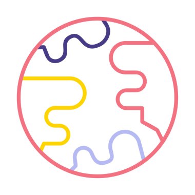 earth icon, vector illustration simple design