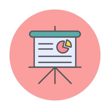  Pasta grafiği vektör illüstrasyonu