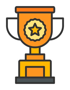 kupa simgesi, vektör çizimi